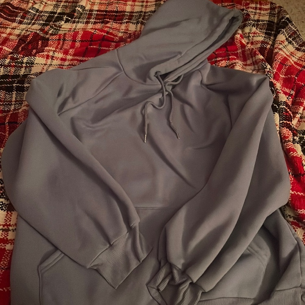 SHEIN blue hoodie